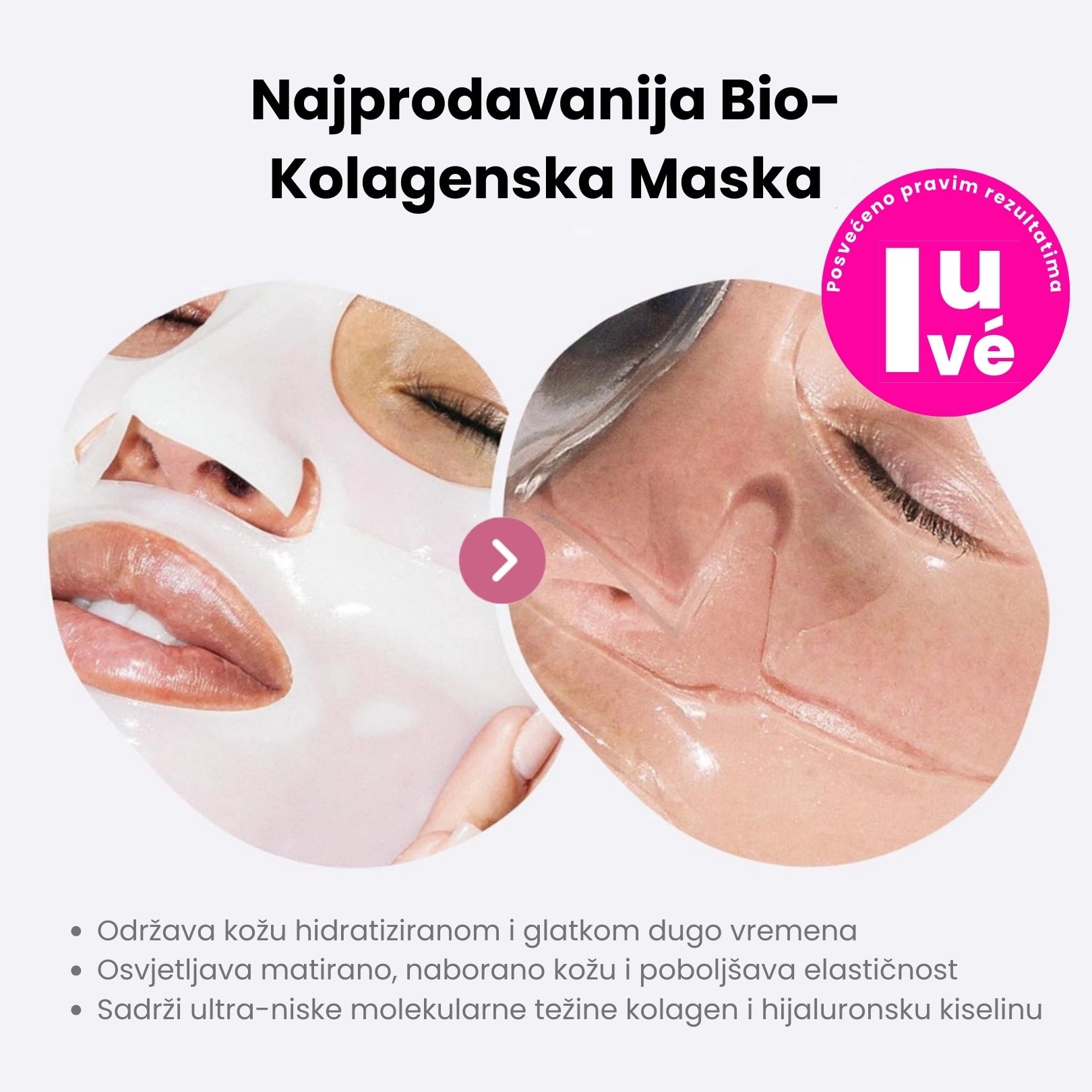 Maska s bio kolagenom